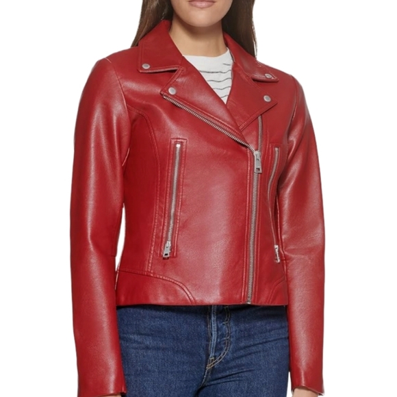 Levi's Jackets & Blazers - LEVI'S VEGAN LEATHER 538 MOTO JACKET